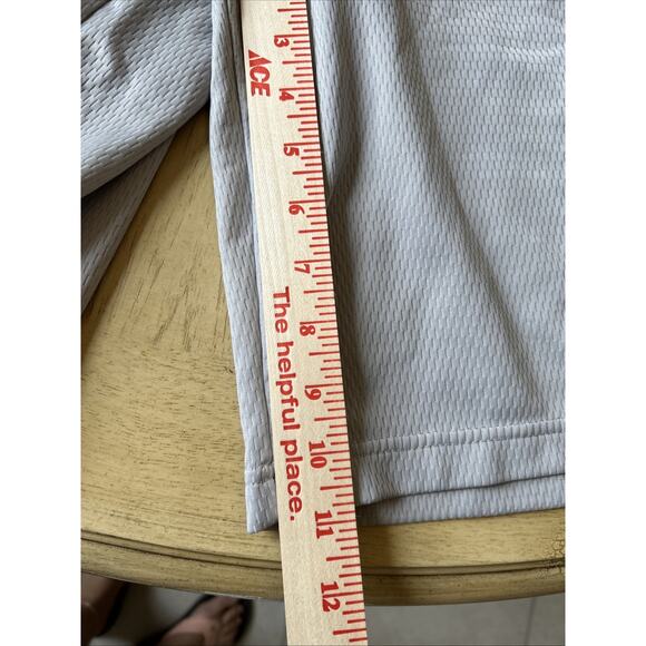 Basketball Shorts Men's Med-Large Shiny Blue Gray 90s Vintage Y2K Protege Shiny - Picture 5 of 14